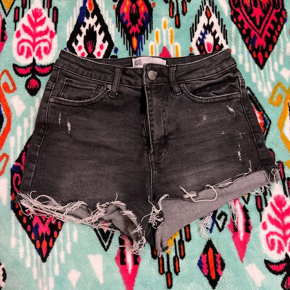 Black RSQ Jean shorts from Tillys